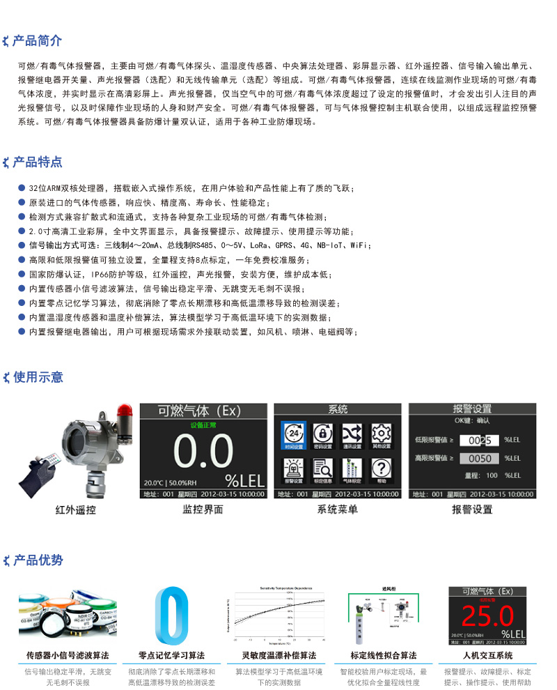 可燃有毒气体报警器_价格