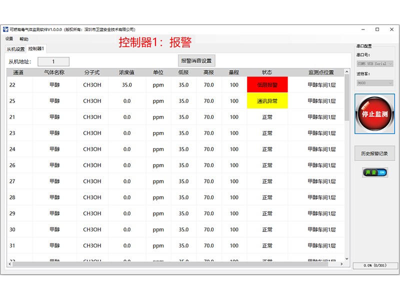 上位机监测软件